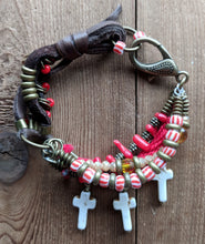 Load image into Gallery viewer, Leather Braclet 1021