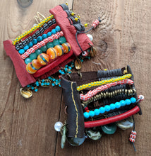 Load image into Gallery viewer, Leather Cuff Bracelet 1072