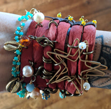 Load image into Gallery viewer, Leather Cuff Bracelet 1072