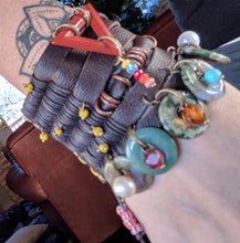 Load image into Gallery viewer, Leather Cuff Bracelet 1071