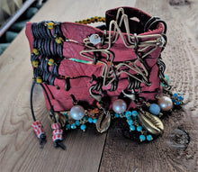 Load image into Gallery viewer, Leather Cuff Bracelet 1072